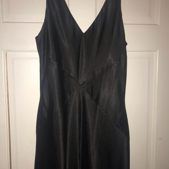 Black Slip Dress. Size 12 - Picture 3 of 6